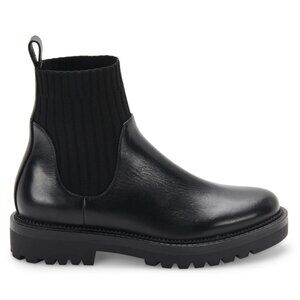Blondo Black Leather Ankle Booties